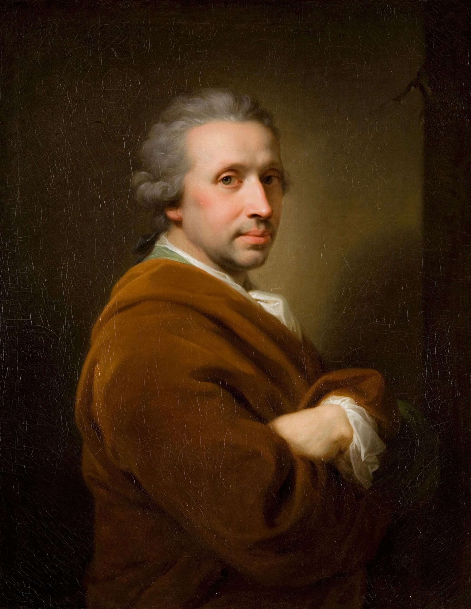 Giovanni Battista Lampi - Portrait of a gentleman in red