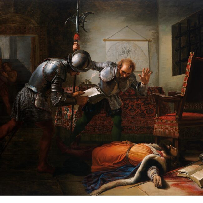 Giuseppe Bezzuoli - The death of Filippo Strozzi in Castel San Giovanni