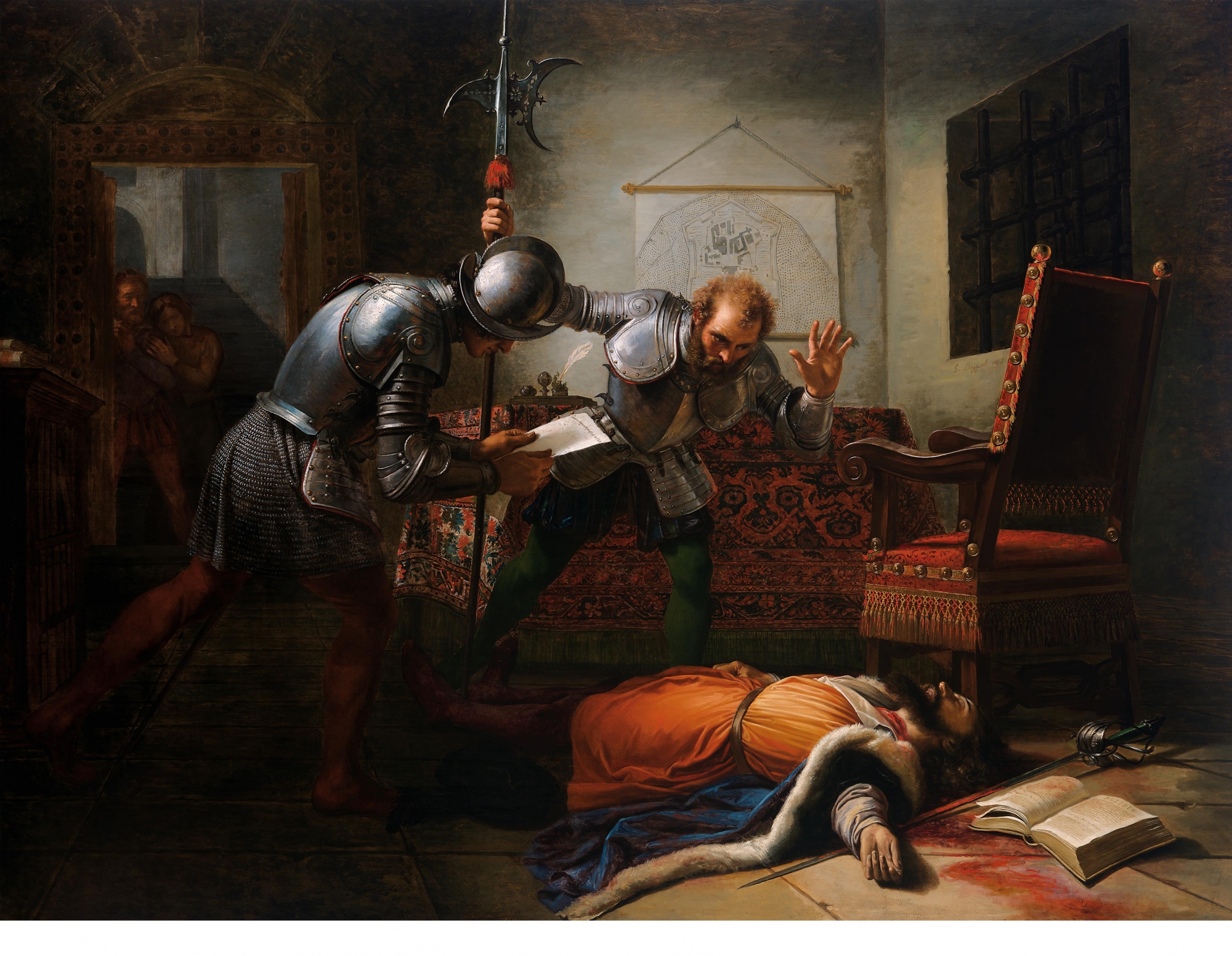 Giuseppe Bezzuoli - The death of Filippo Strozzi in Castel San Giovanni