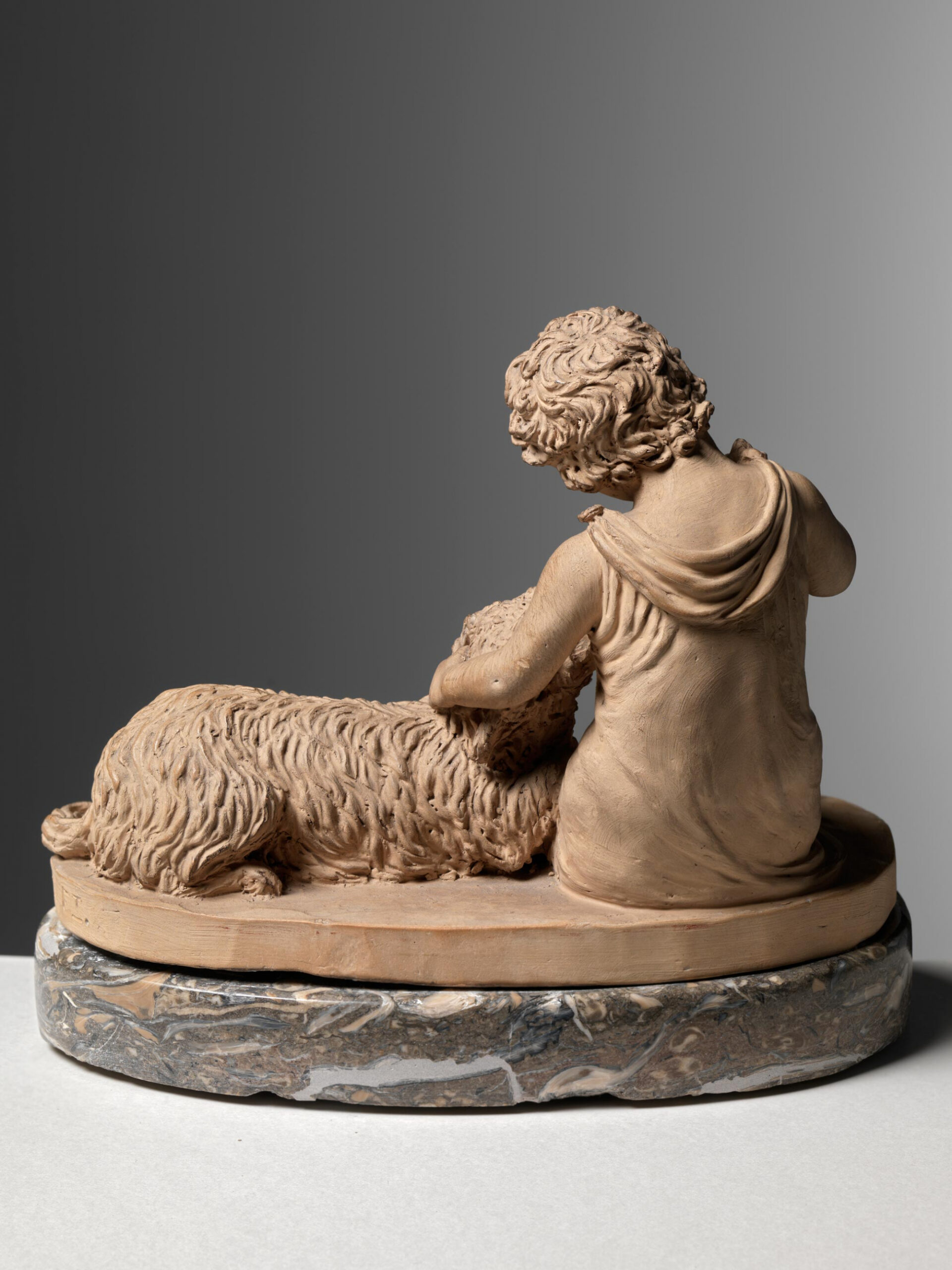 Joseph Gott - Child with a sheepdog